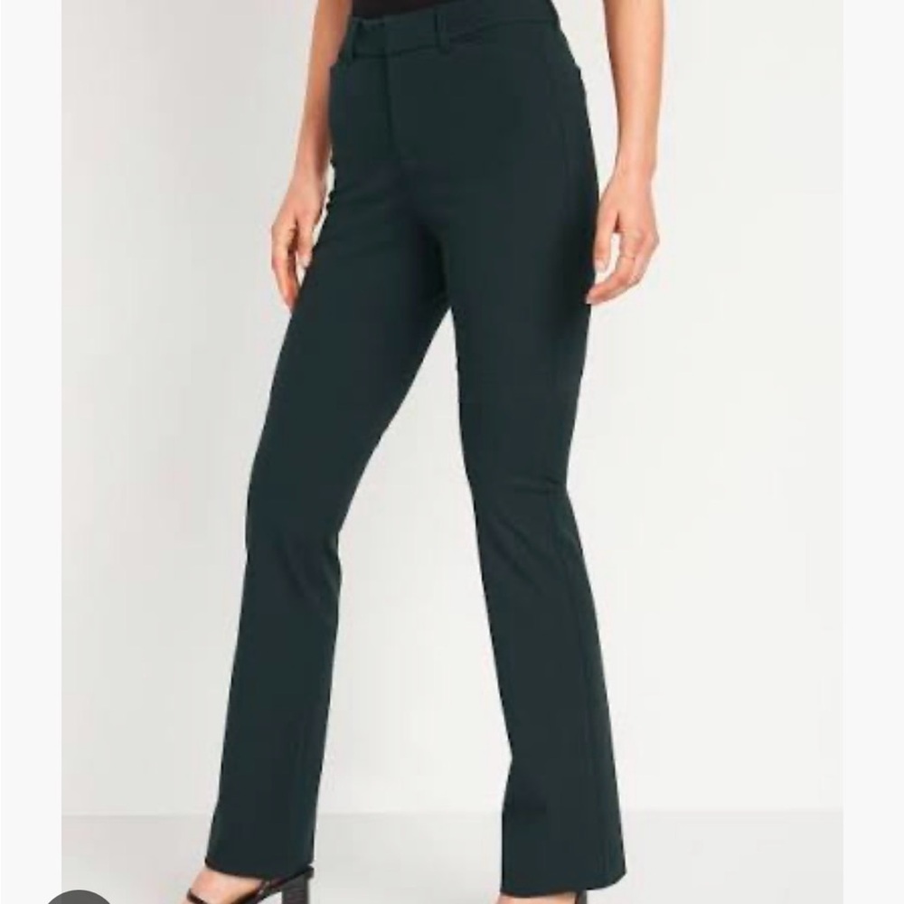 NWT Green Flare Pants